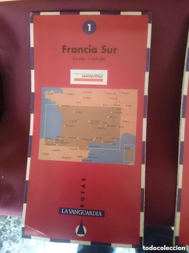 Mapas contempor&aacute;neos: MAPA - LA VANGUARDIA RUTAS - N 1 - FRANCIA SUR