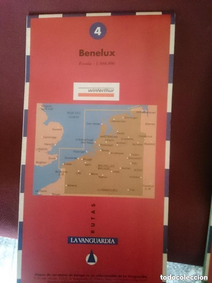 Mapas contempor&aacute;neos: MAPA - LA VANGUARDIA RUTAS - N 4 - BENELUX - BELGICA - HOLANDA - LUXEMBURGO
