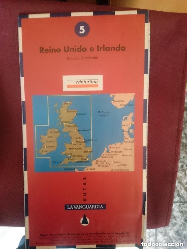 Mapas contempor&aacute;neos: MAPA - LA VANGUARDIA RUTAS - N 5 - REINO UNIDO E IRLANDA