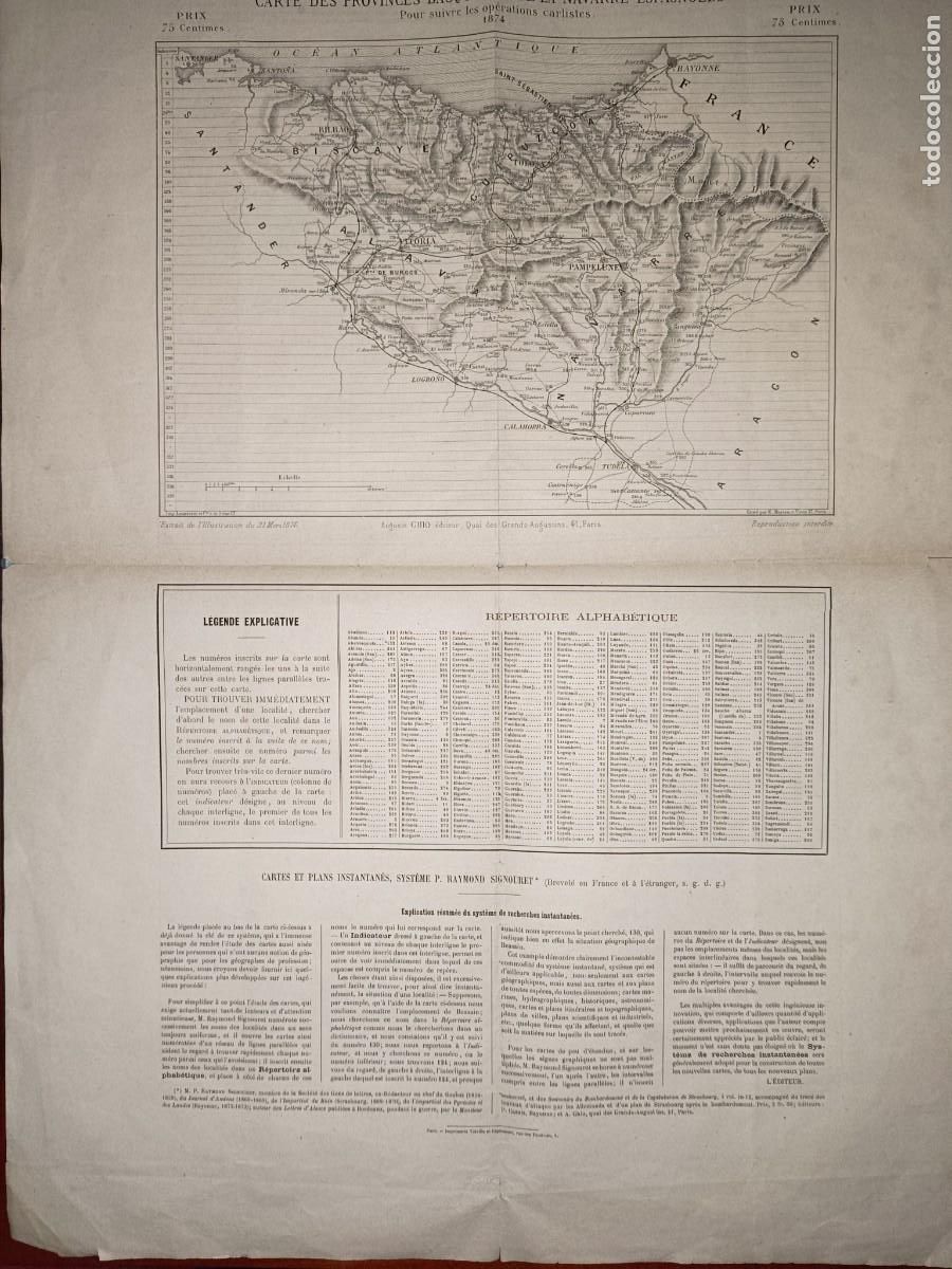 Mapas contempor&aacute;neos: Lote 3 mapas guerras carlistas carlismo,1835,1874