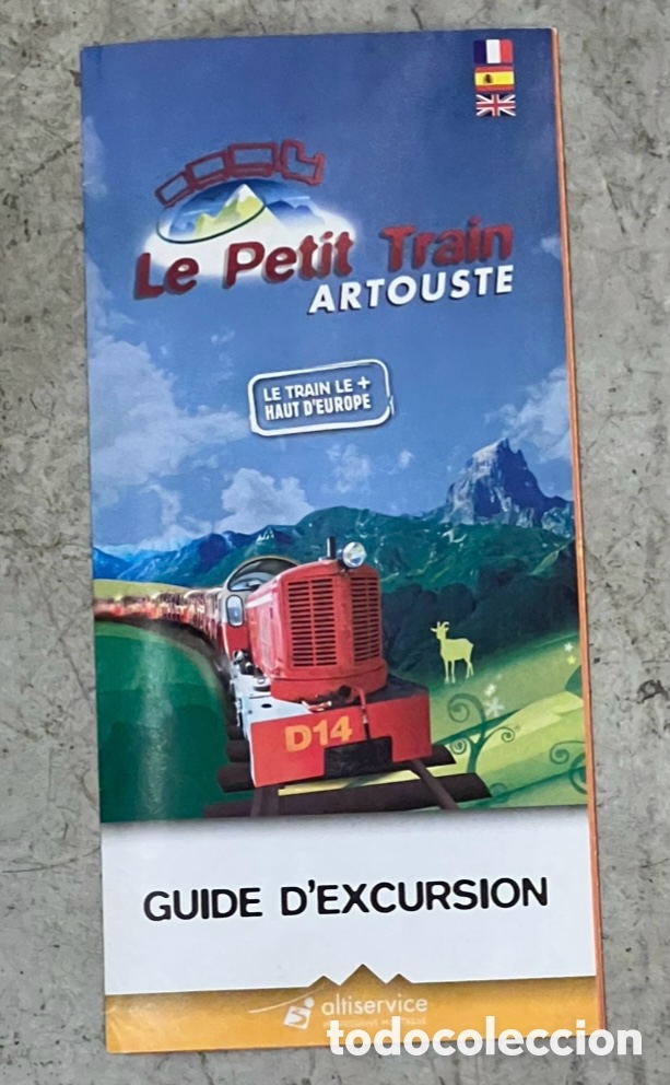 Mapas contempor&aacute;neos: Mapa. Le Petit Train Artouste. Guide d&rsquo;Excursion. Fabregues. Francia.
