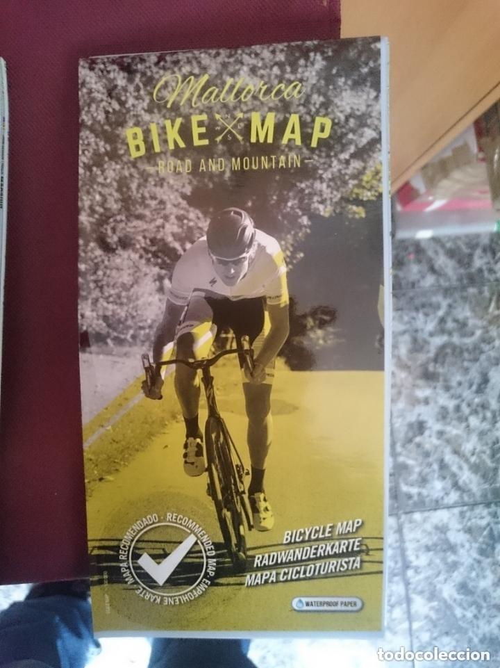 Mapas contempor&aacute;neos: MAPA CICLOTURISTA - MALLORCA BIKE MAP - ROAD AND MOUNTAIN