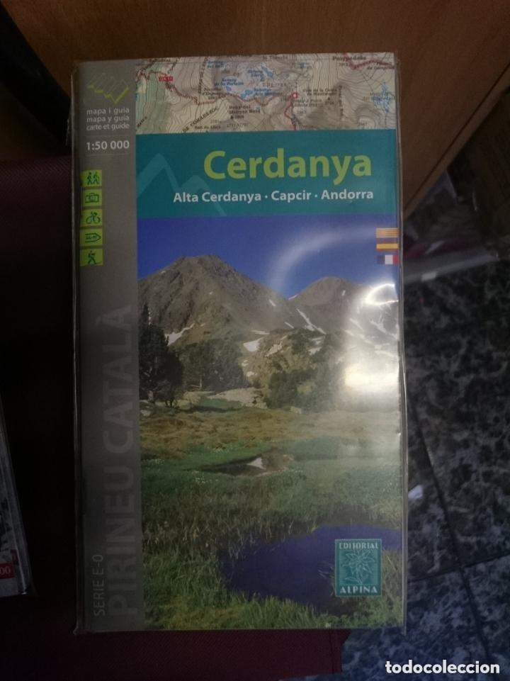 Mapas contempor&aacute;neos: MAPA Y GUIA - CERDANYA -- ALTA CERDANYA - CAPCIR - ANDORRA -EN ESPA&Ntilde;OL CATALAN Y FRANCES