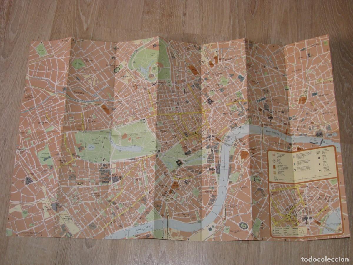 Mapas contempor&aacute;neos: MAPA DE LONDRES. PLANO DE METRO 1976 - Foto 2