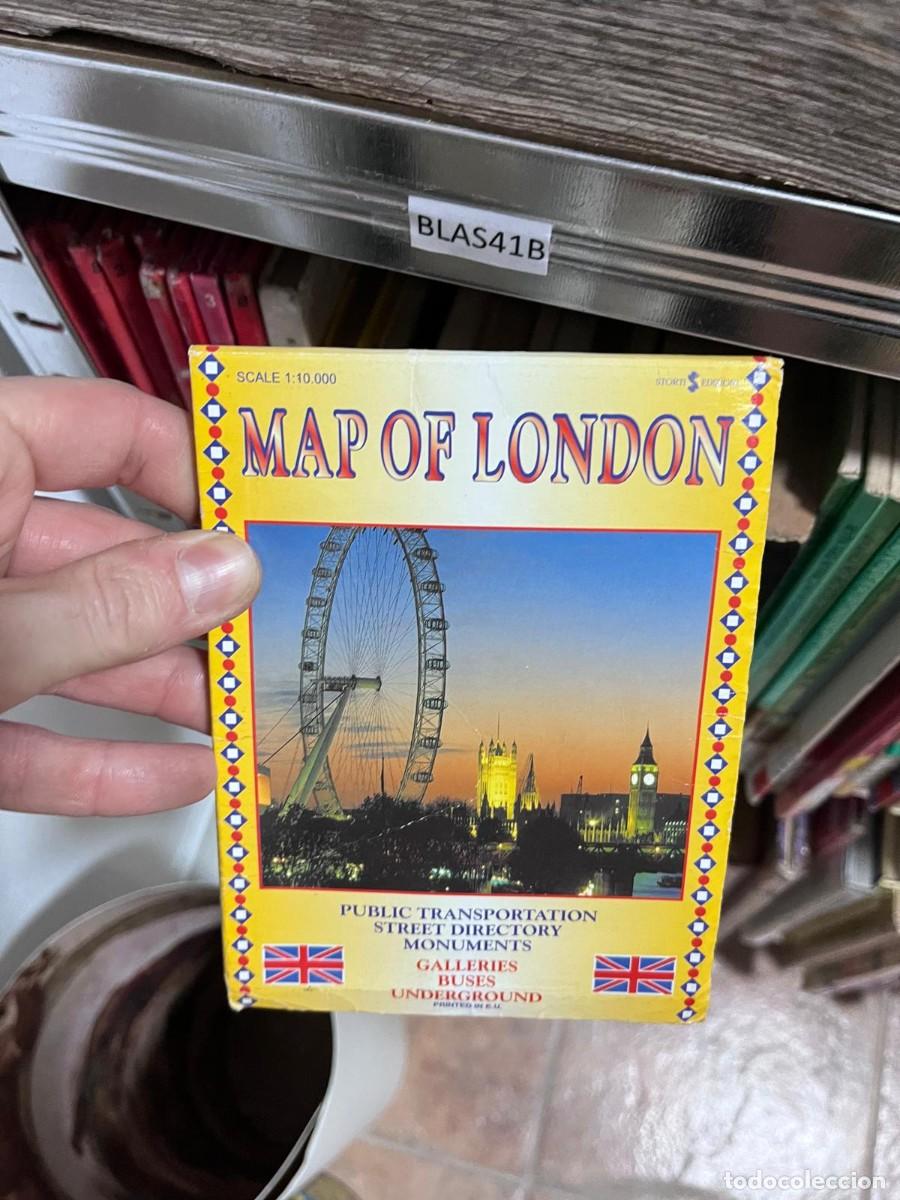 Mapas contempor&aacute;neos: BLAS41B &mdash; MAPA LONDRES ANTIGUO Map of London &mdash; Plano tur&iacute;stico &mdash;