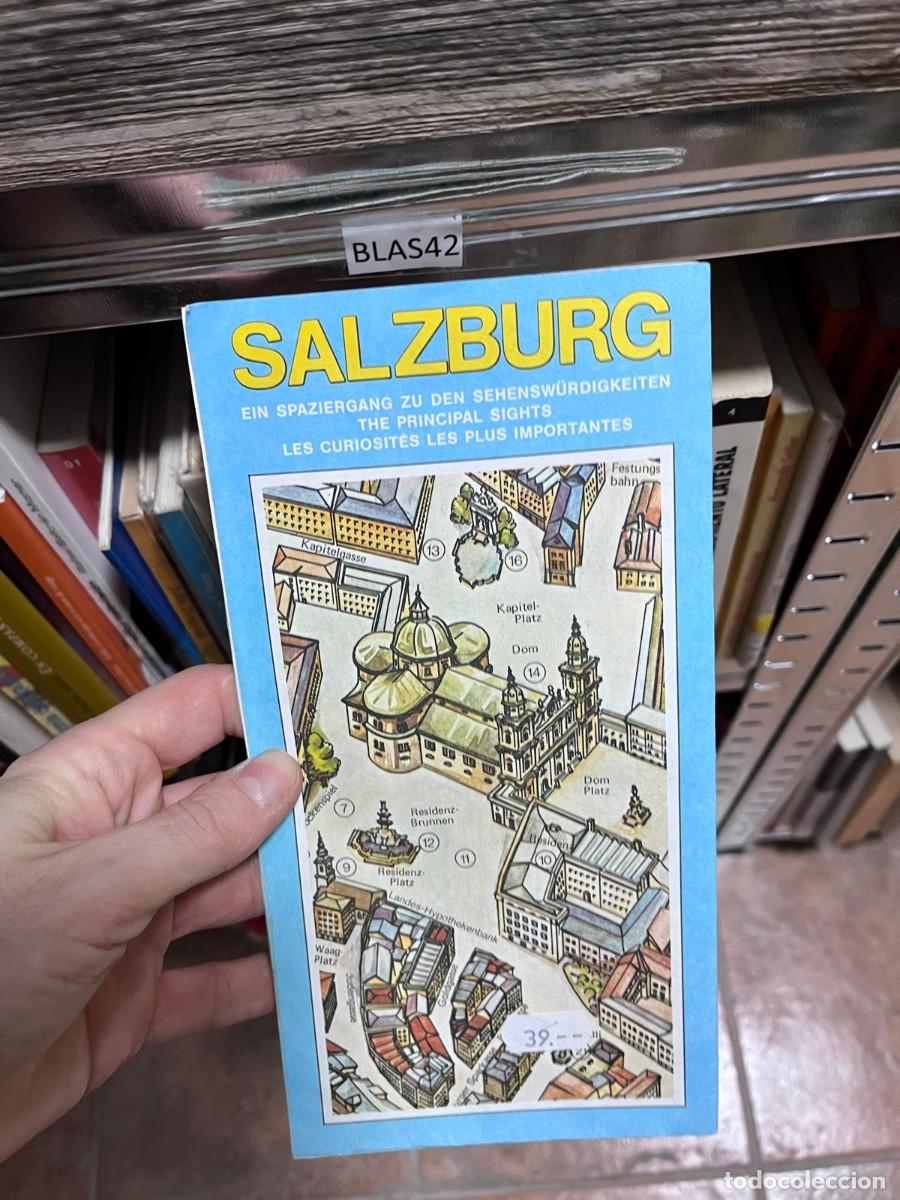 Mapas contempor&aacute;neos: BLAS42 &mdash; Salzburg: The Principal Sights &mdash; Gu&iacute;a tur&iacute;stica multiling&uuml;e &mdash; mapa de salzsburgo