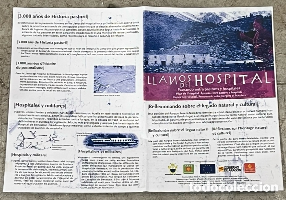 Mapas contempor&aacute;neos: Mapa. Llanos del Hospital. Huesca. Gobierno de Arag&oacute;n.