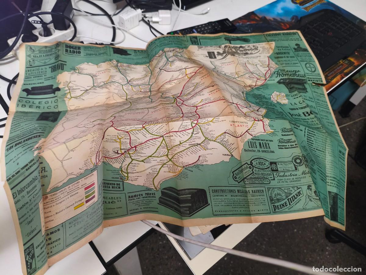 Mapas contempor&aacute;neos: MAPA / LA CAMERANA/JOS&Eacute; BONET / FERROCARRILES / PUBLICIDAD MOLINOS Y TRILLADORAS.