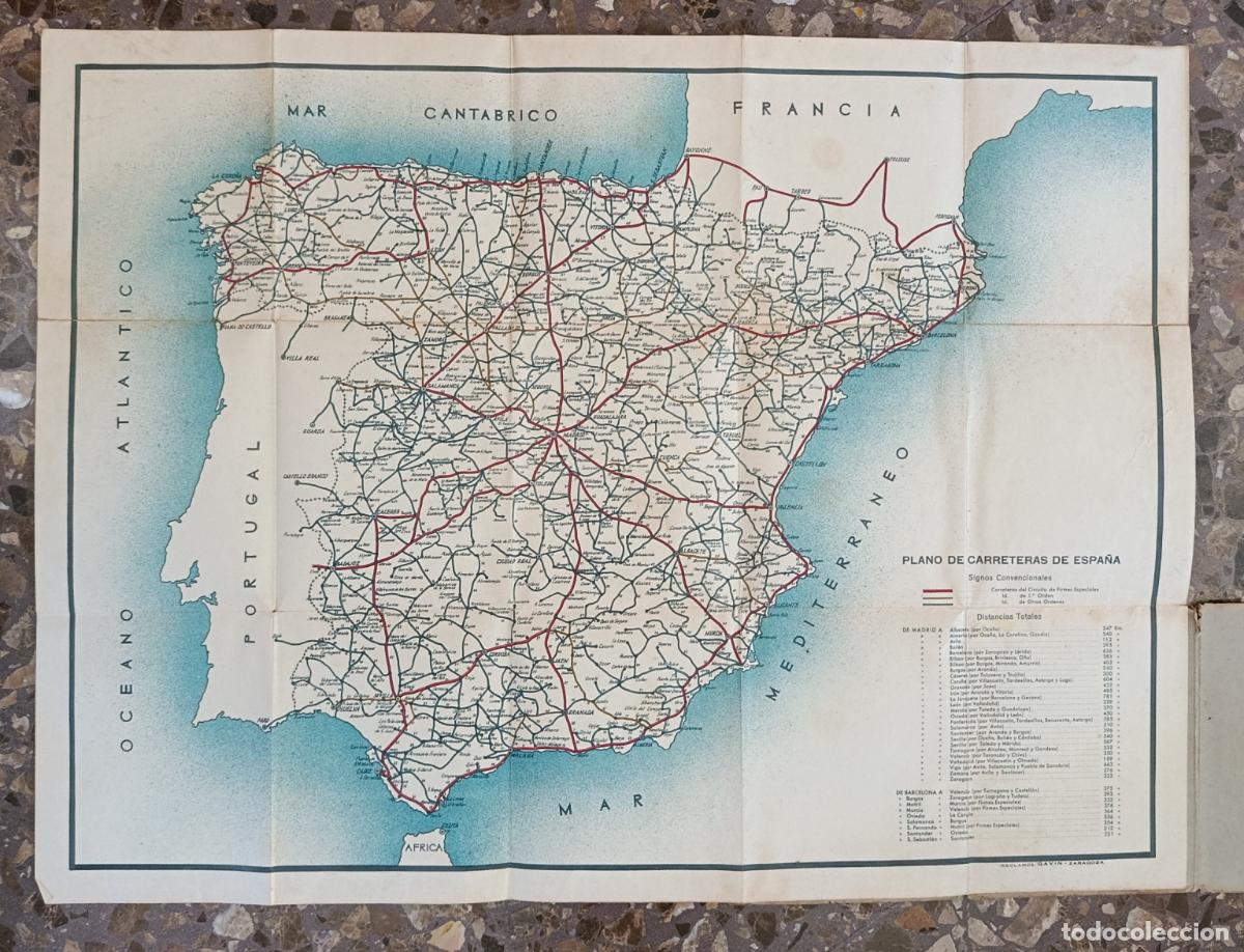 Contemporary maps: MAPA DE CARRETERAS DE ESPA&Ntilde;A. RECLAMOS GAVIN.