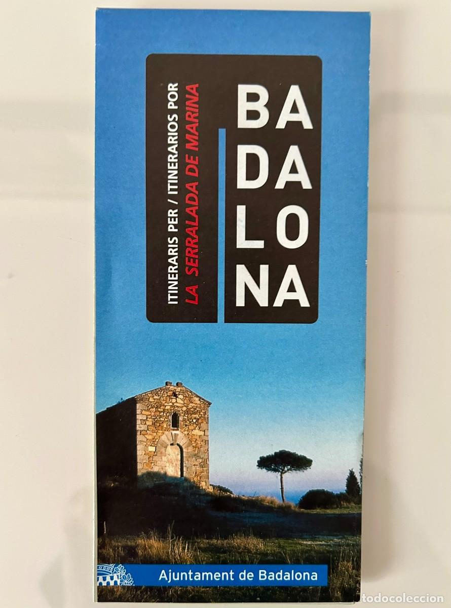 Mapas contempor&aacute;neos: MAPA ITINERARIS PER BADALONA - LA SERRALADA DE MARINA 1:6.000 - AJUNTAMENT DE BADALONA - CAT - ES
