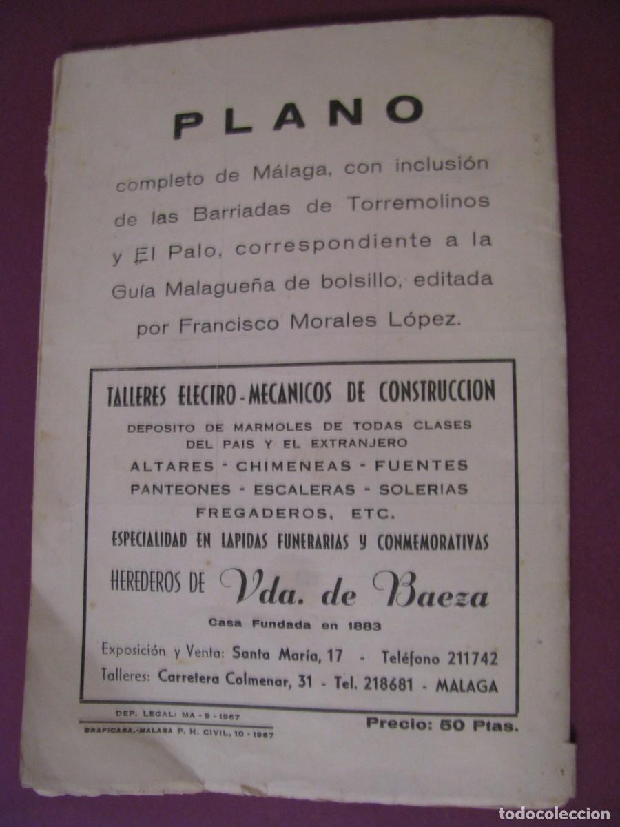 Mapas contempor&aacute;neos: PLANO DE MALAGA A&Ntilde;O 1967.