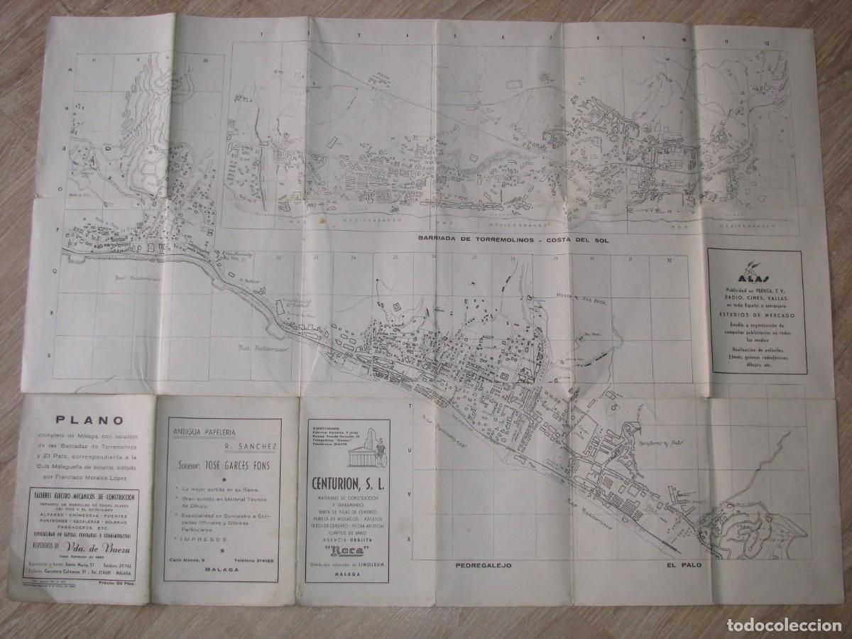 Mapas contempor&aacute;neos: PLANO DE MALAGA A&Ntilde;O 1967. - Foto 2