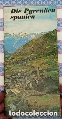 Mapas contempor&aacute;neos: MAPA DE LOS PIRINEOS EN ALEMAN - DIE PYRENAEN SPAANIEN -VER FOTOS