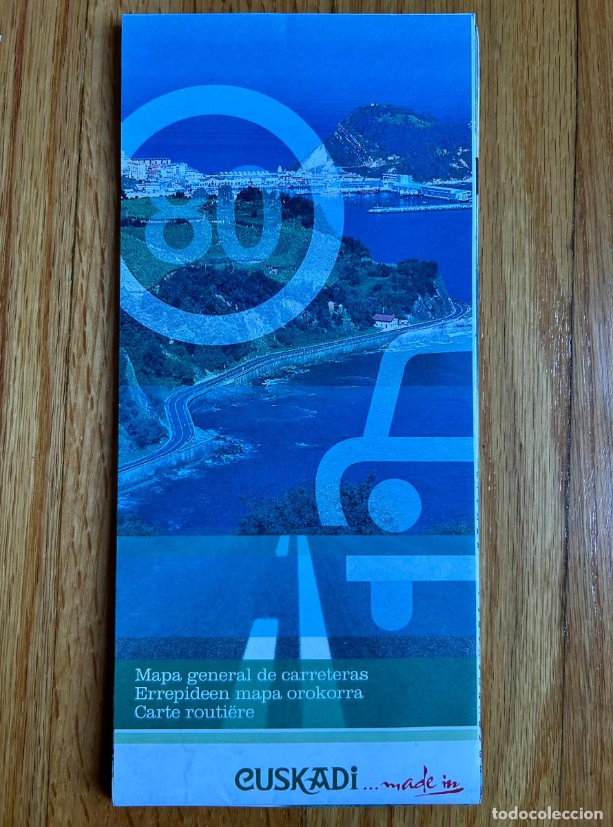 Mapas contempor&aacute;neos: EUSKADI MAPA GENERAL DE CARRETERAS - ERREPIDEN MAPA OROKORRA - 2008 - 1:200.000