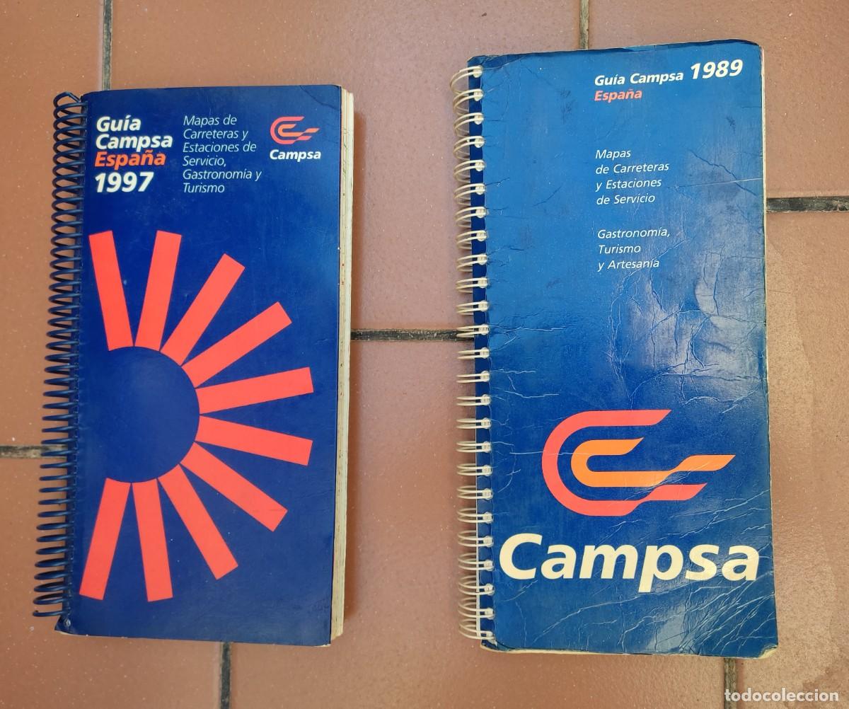 Mapas contempor&aacute;neos: guia Campsa Espa&ntilde;a - a&ntilde;os 1989 y 1997