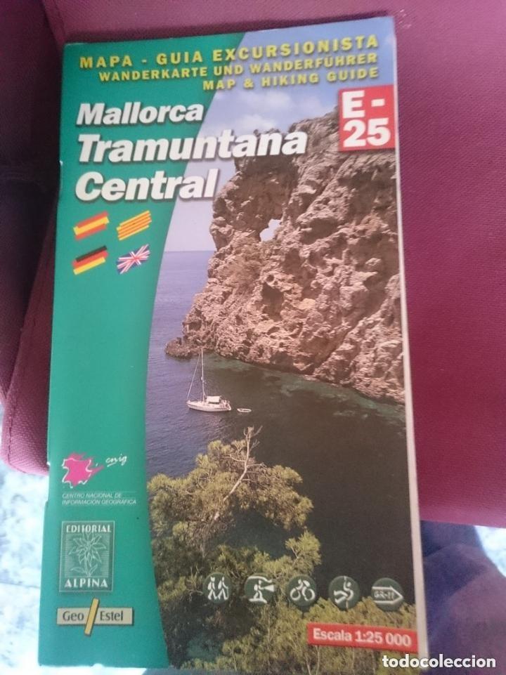 Mapas contempor&aacute;neos: MAPA MALLORCA TRAMUNTANA CENTRAL