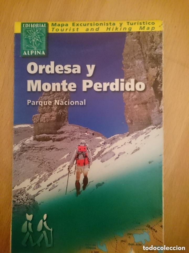 Mapas contempor&aacute;neos: MAPA EXCURSIONISTA ORDESA Y MONTE PERDIDO