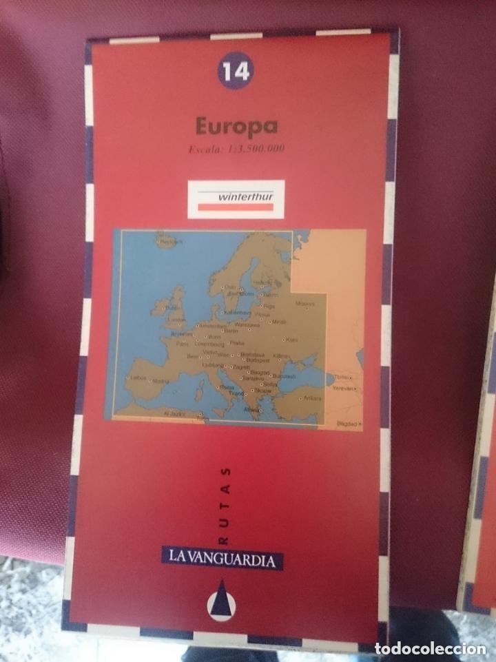 Mapas contempor&aacute;neos: MAPA - LA VANGUARDIA RUTAS - N 14 - EUROPA