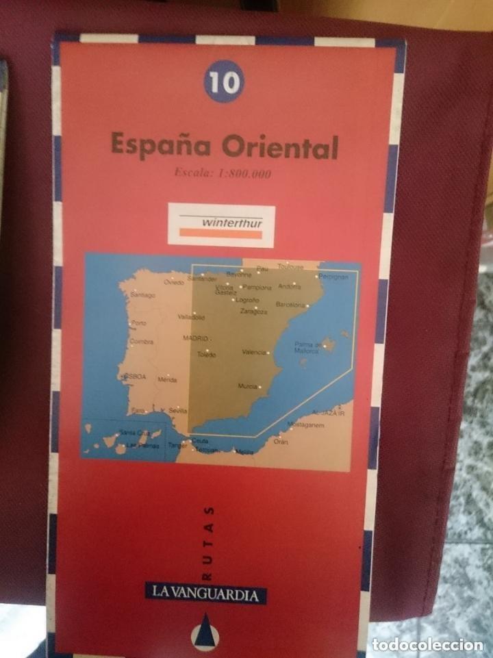 Mapas contempor&aacute;neos: MAPA - LA VANGUARDIA RUTAS - N 10 - ESPA&Ntilde;A ORIENTAL