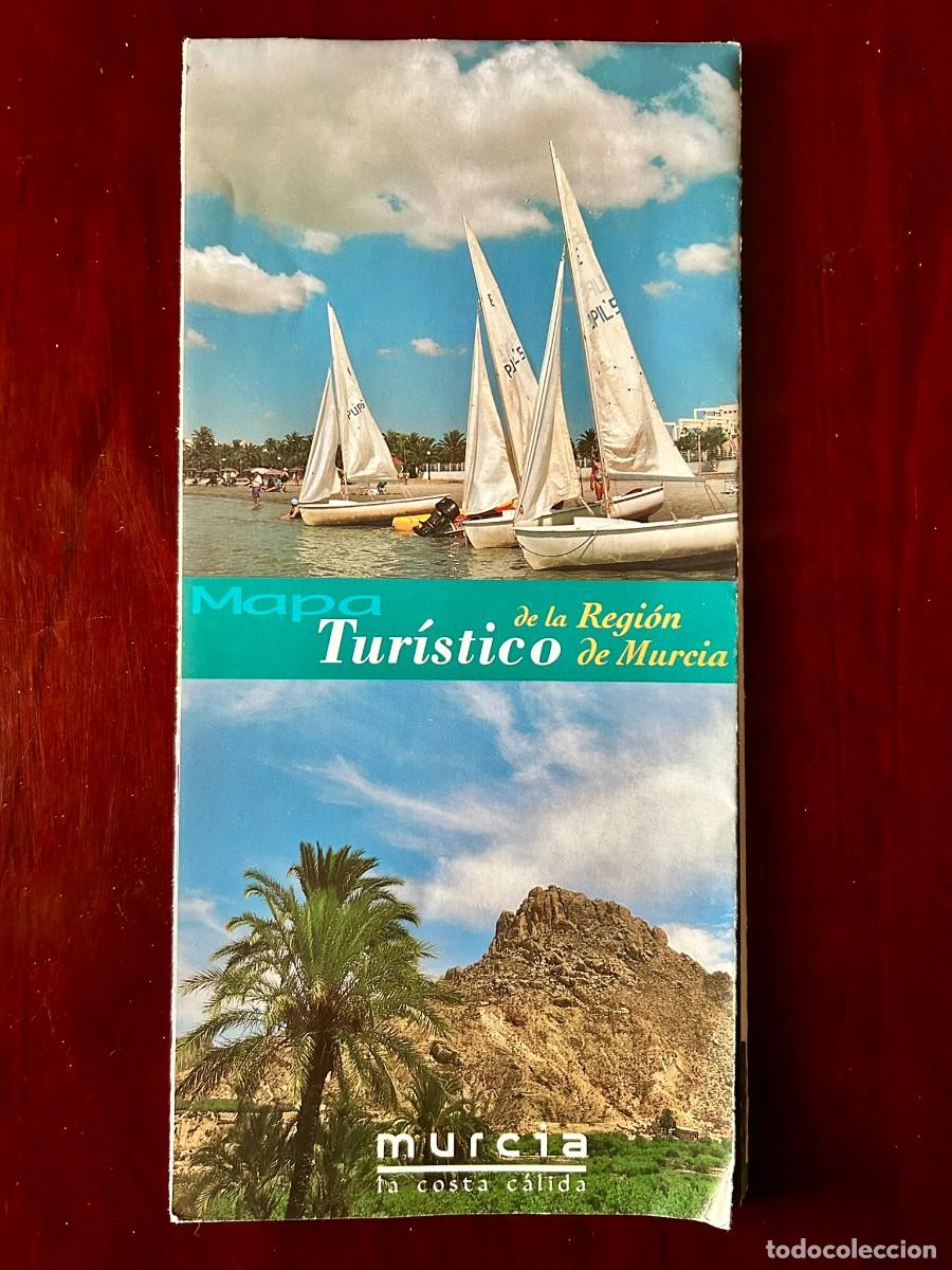 Mapas contempor&aacute;neos: MAPA TUR&Iacute;STICO DE LA REGI&Oacute;N DE MURCIA - LA COSTA C&Aacute;LIDA - c. 1995