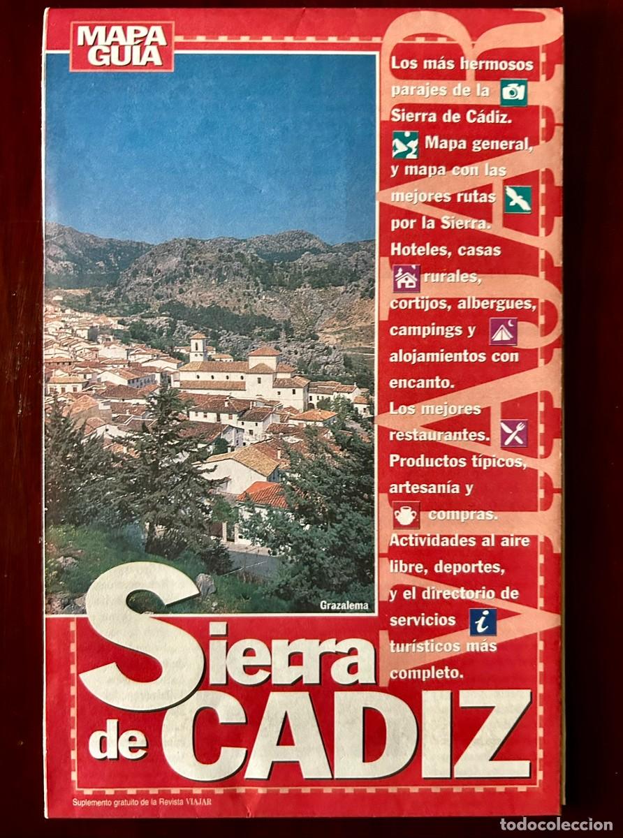 Mapas contempor&aacute;neos: MAPA GU&Iacute;A SIERRA DE C&Aacute;DIZ - SUPLEMENTO REVISTA VIAJAR c. 1999
