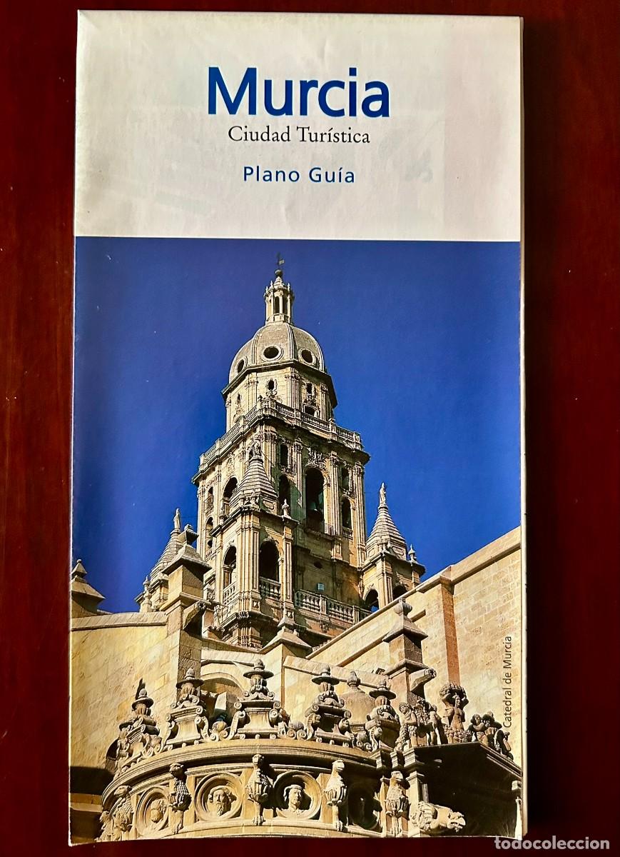 Mapas contempor&aacute;neos: MURCIA CIUDAD TUR&Iacute;STICA- PLANO GU&Iacute;A - A&Ntilde;O 1999