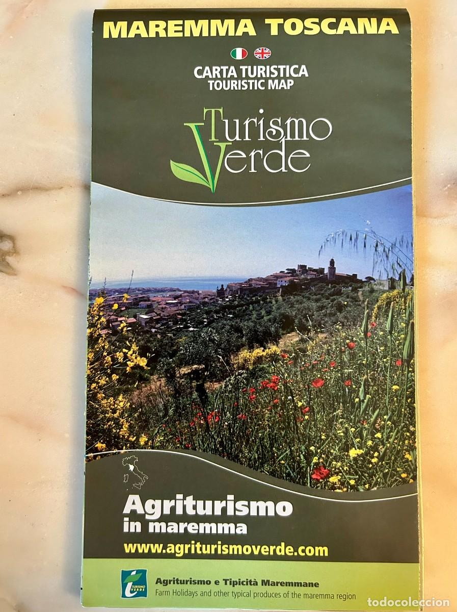 Mapas contempor&aacute;neos: MAREMMA TOSCANA CARTA TURISTICA - TOURIST MAP - TURISMO VERDE - AGRITURISMO IN MAREMMA - 2010