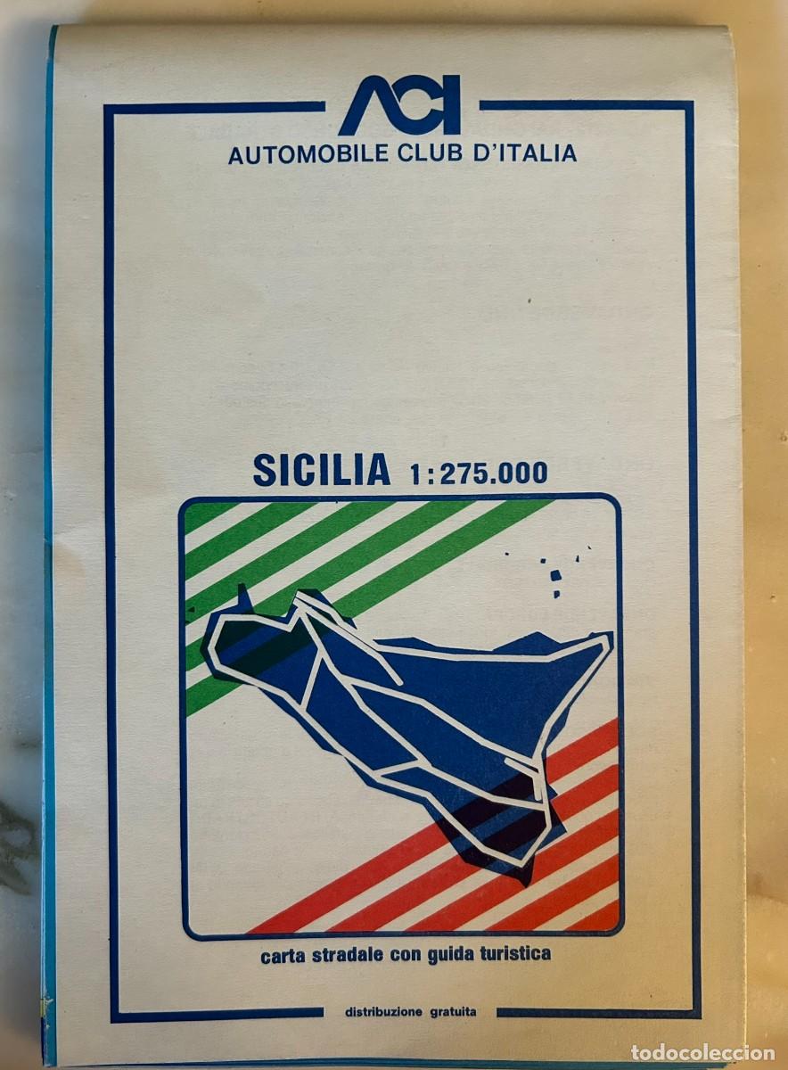 Mapas contempor&aacute;neos: SICILIA 1:275.000 CARTA STRADALE CON GUIDA TURISTICA - AUTOMOBILE CLUB D' ITALIA