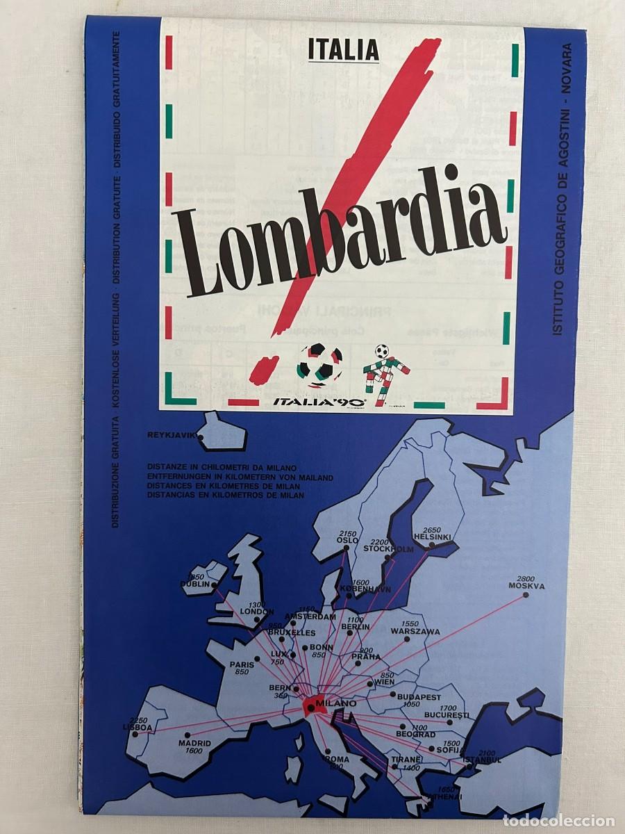 Mapas contempor&aacute;neos: LOMBARDIA ITALIA '90 - CARTA DELLE LOCALIT&Aacute; MONTANE - REGIONE LOMBARDIA 1988