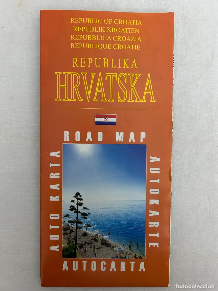 Mapas contempor&aacute;neos: ROAD MAP CROATIA - REPUBLIKA HRVATSKA - SREDNJA DALMACIJA CENTRAL - DALMATIA TOURIST MAP c. 2008