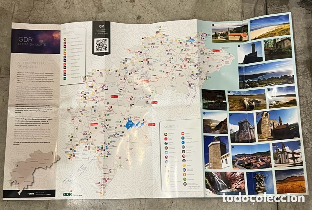Mapas contempor&aacute;neos: Mapa. Carballo e Costa da Morte. Coru&ntilde;a 2020. - Foto 3