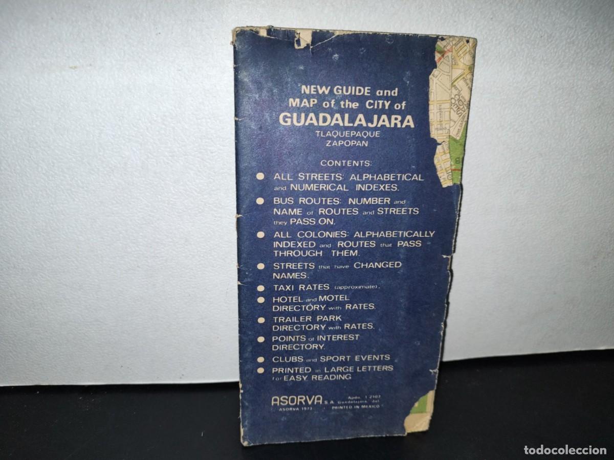 Mapas contempor&aacute;neos: 54 Antiguo Mapa De La Ciudad De Guadalajara - 1973