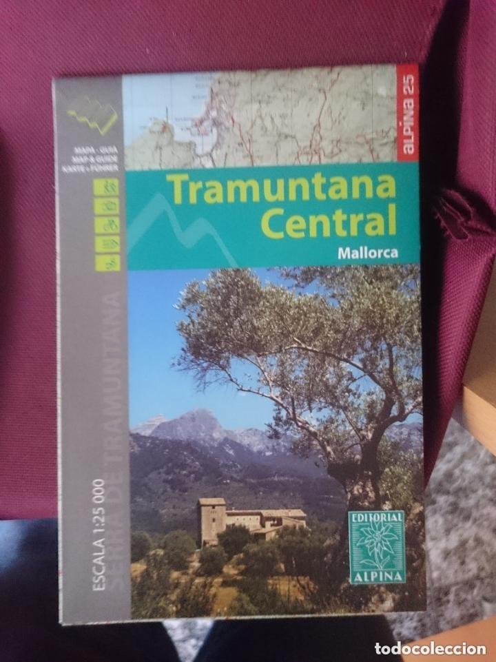 Mapas contempor&aacute;neos: MAPA TRAMUNTANA CENTRAL MALLORCA