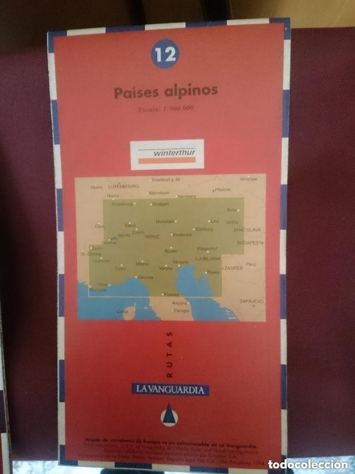 Mapas contempor&aacute;neos: MAPA - LA VANGUARDIA RUTAS - N 12 - PAISES ALPINOS