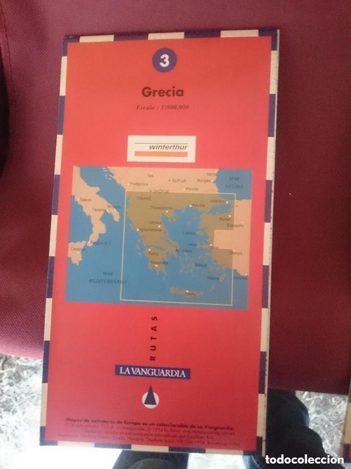 Mapas contempor&aacute;neos: MAPA - LA VANGUARDIA RUTAS - N 3 - GRECIA
