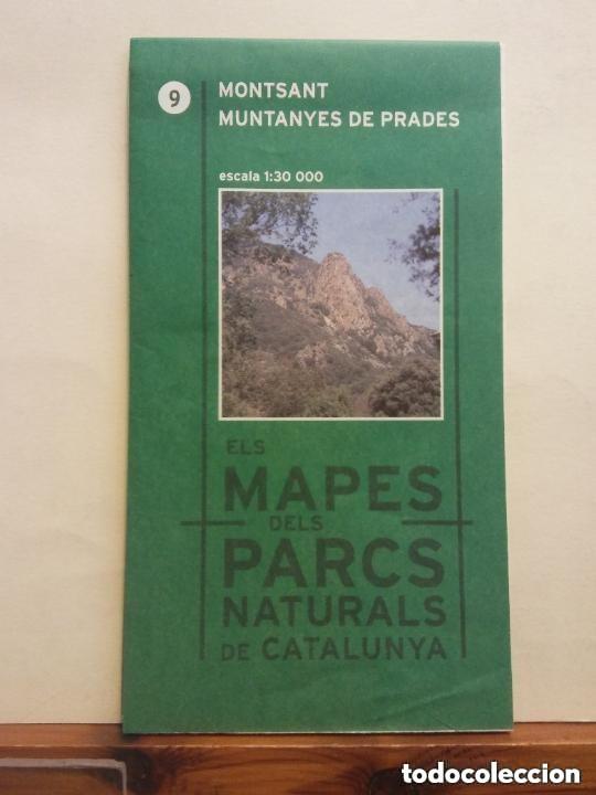 Mapas contempor&aacute;neos: MAPA - MONTSANT MUNTANYES DE PRADES. ESCALA 1 30.000 - ELS MAPES DELS PARCS NATURALS DE CATALUNYA