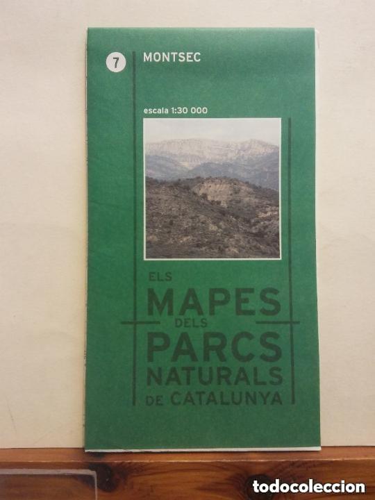 Mapas contempor&aacute;neos: MAPA - MONTSEC. ESCALA 1 30.000 - ELS MAPES DELS PARCS NATURALS DE CATALUNYA