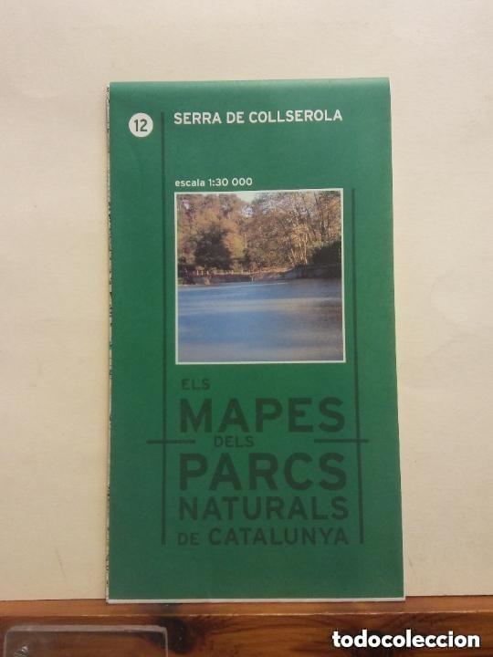 Mapas contempor&aacute;neos: MAPA - SERRA DE COLLSEROLA. ESCALA 1 30.000 - ELS MAPES DELS PARCS NATURALS DE CATALUNYA