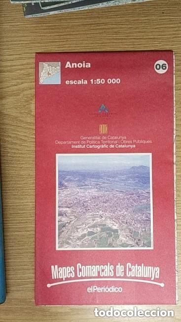 Mapas contempor&aacute;neos: MAPA ANOIA -ED. EL PERIODICO -APROXIMADAMENTE A&Ntilde;OS 90