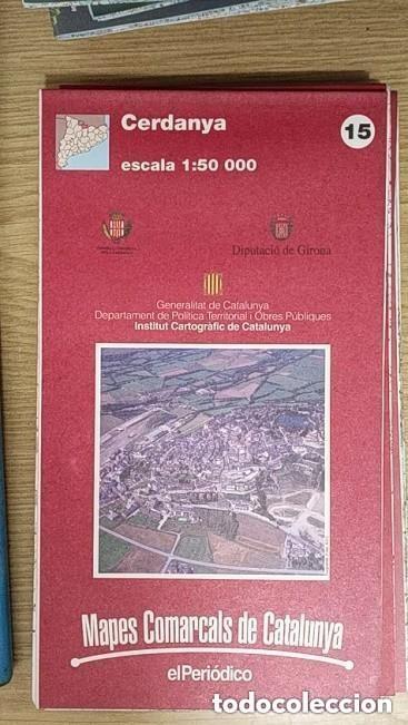 Mapas contempor&aacute;neos: MAPA CERDANYA --ED. EL PERIODICO -APROXIMADAMENTE A&Ntilde;OS 90