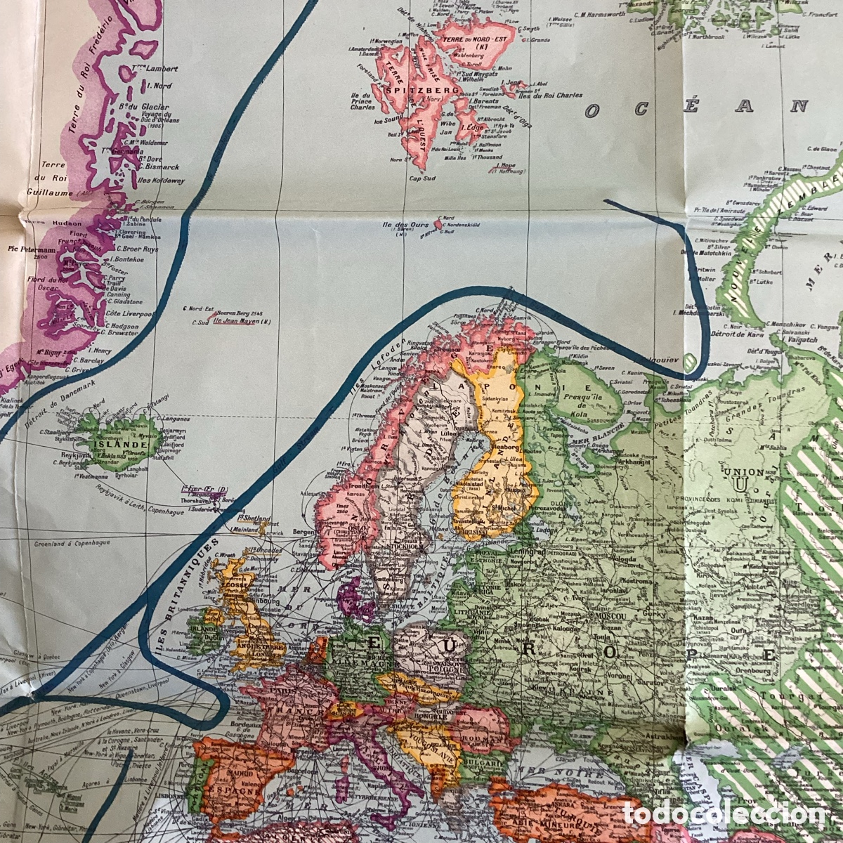 Mapas contempor&aacute;neos: Planisf&eacute;rio en franc&eacute;s, TARIDE. Grande formato. - Foto 11