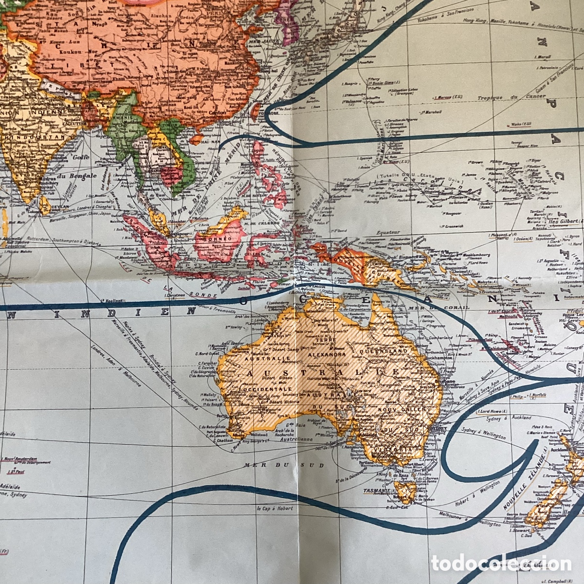 Mapas contempor&aacute;neos: Planisf&eacute;rio en franc&eacute;s, TARIDE. Grande formato. - Foto 12