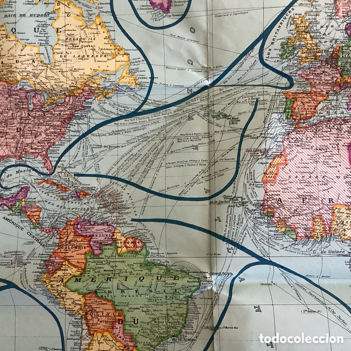 Mapas contempor&aacute;neos: Planisf&eacute;rio en franc&eacute;s, TARIDE. Grande formato. - Foto 14
