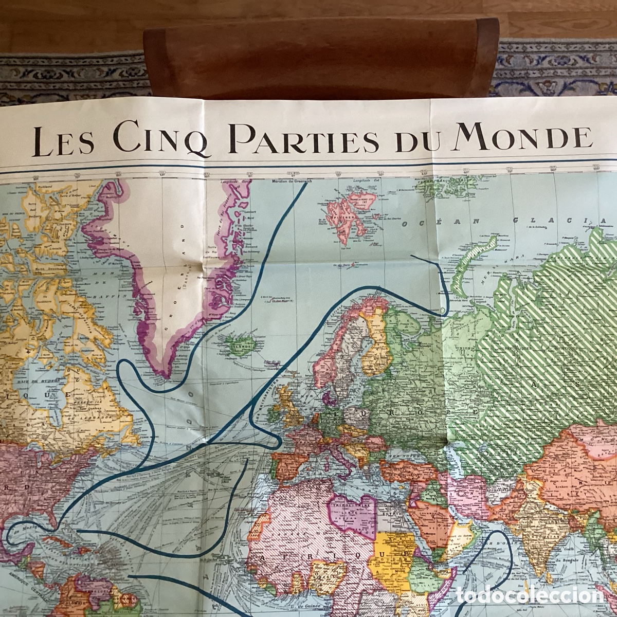 Mapas contempor&aacute;neos: Planisf&eacute;rio en franc&eacute;s, TARIDE. Grande formato. - Foto 16