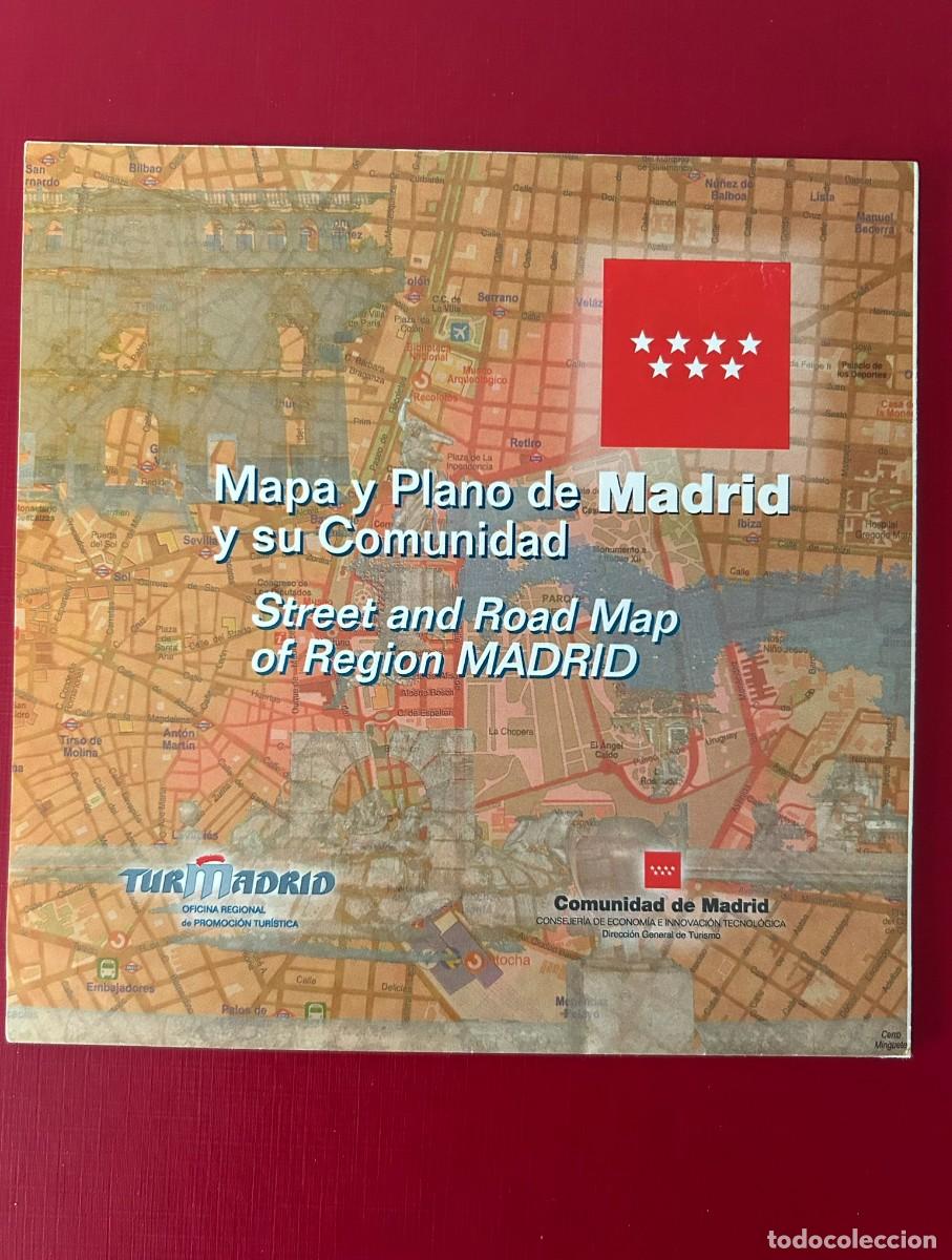 Mapas contempor&aacute;neos: MAPA Y PLANO DE MADRID Y SU COMUNIDAD c. 2005 - Foto 1