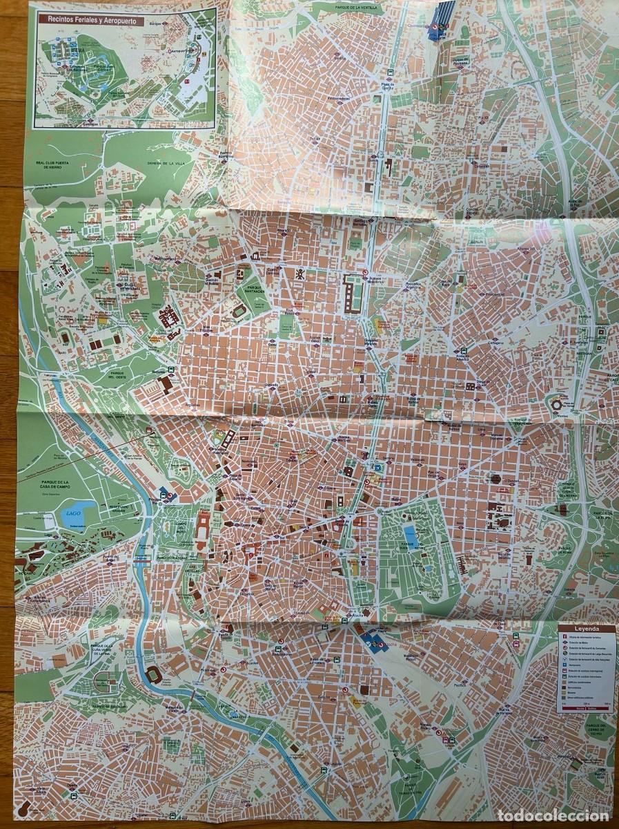Mapas contempor&aacute;neos: MAPA Y PLANO DE MADRID Y SU COMUNIDAD c. 2005 - Foto 2