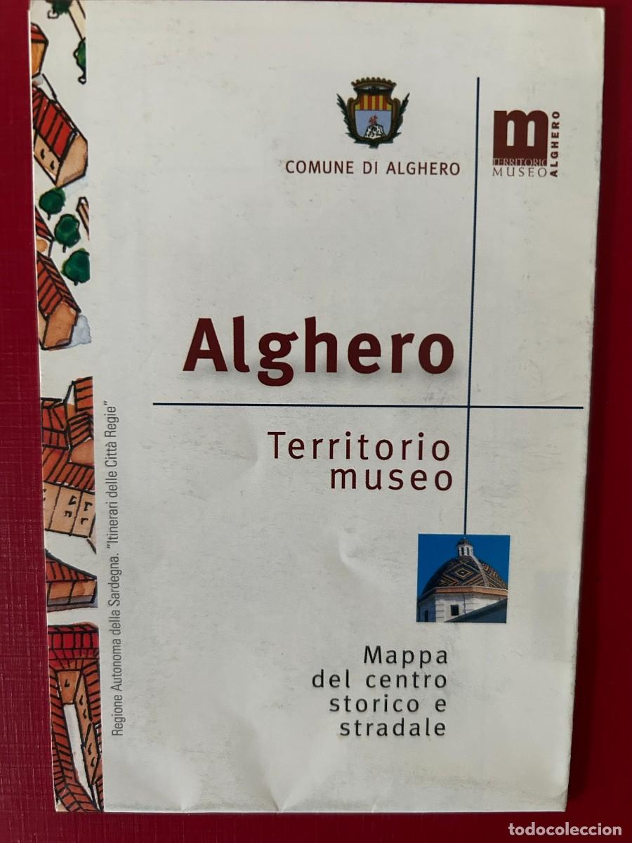 Mapas contempor&aacute;neos: ALGHERO - SARDEGNA - TERRITORIO MUSEO - MAPPA DEL CENTRO STORICO E CARTA STRADALE