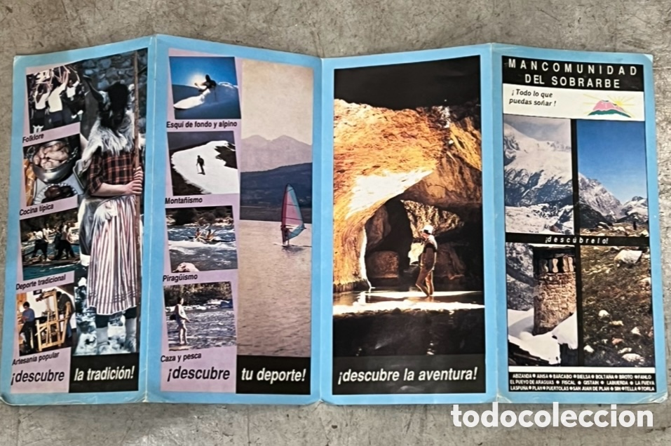 Mapas contempor&aacute;neos: Mapa. Mancomunidad del Sobrarbe. Huesca. - Foto 4