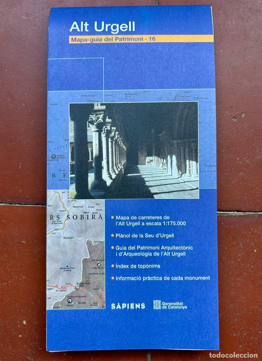 Mapas contempor&aacute;neos: ALT URGELL - MAPA GUIA DEL PATRIMONI 16 - MAPA DE CARRETERAS 1:175.000 - 2005