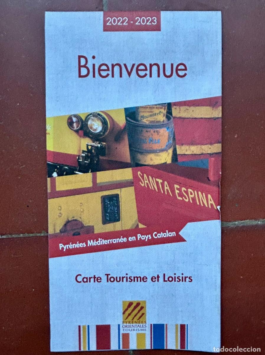 Mapas contempor&aacute;neos: PYR&Eacute;N&Eacute;ES M&Eacute;DITERRAN&Eacute;E EN PAYS CATALAN - FRANCE - BIENVENUE - CARTE TOURISME ET LOISIRS - 2022-2023